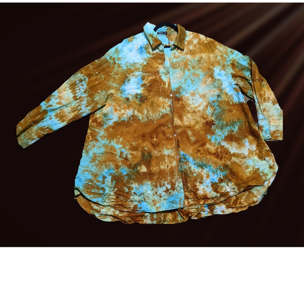Big button-up shirt - Shein curve